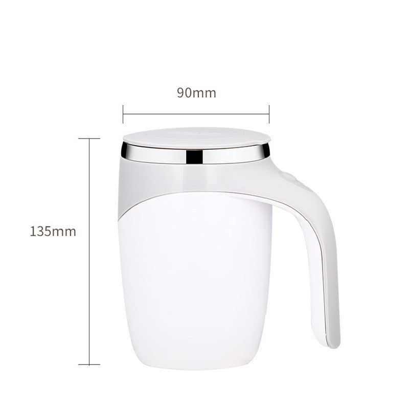 Tazza da caffè con mescolatore automatico ricaricabile – Mescola caffe, latte e frullati in pochi secondi